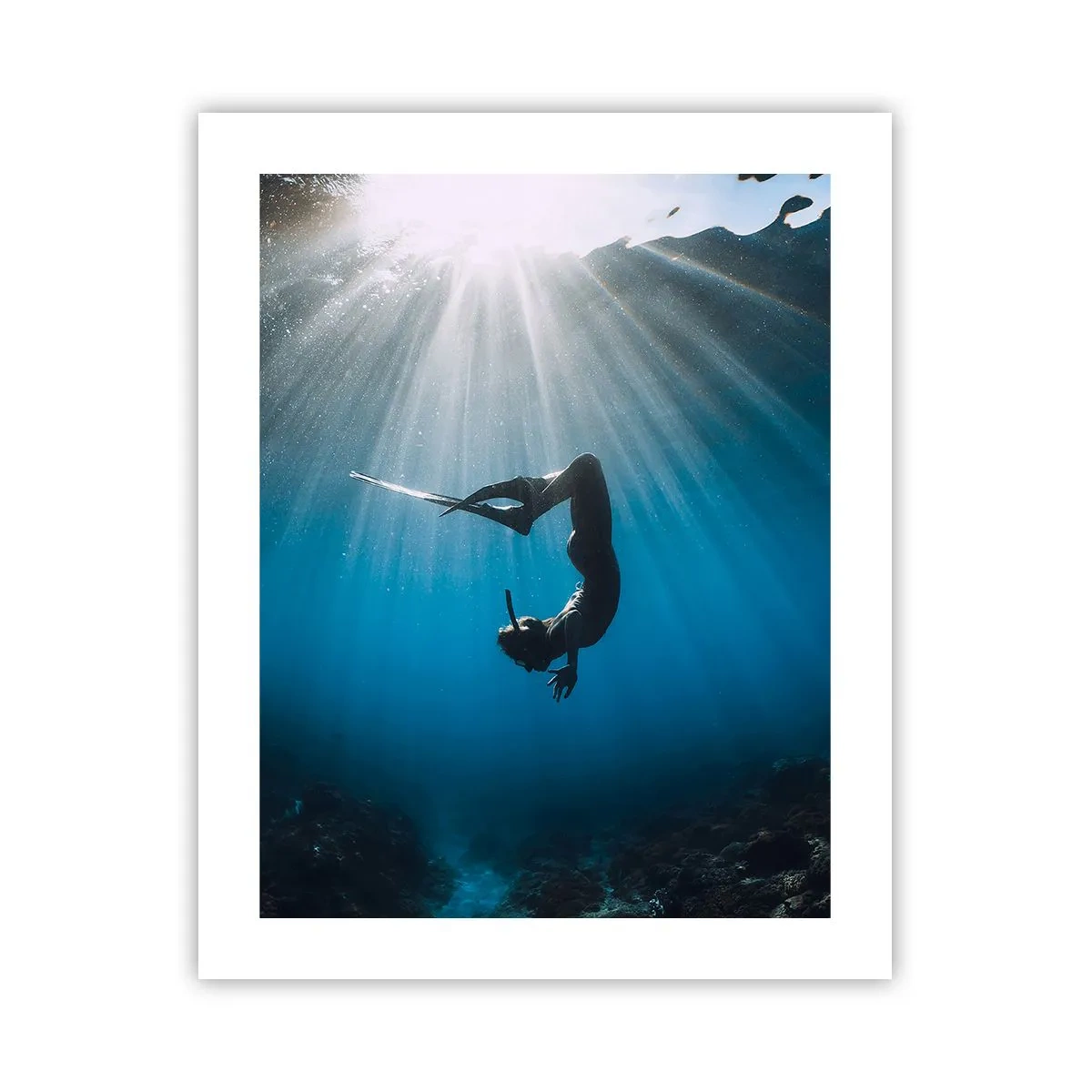Poster - Tanz unter Wasser - 40x50 cm