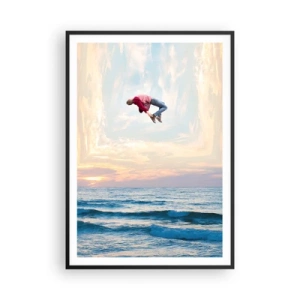 Poster in einem schwarzem Rahmen - In eine andere Dimension - 70x100 cm