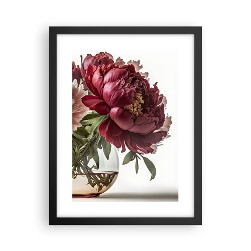 Poster in einem schwarzem Rahmen - In voller Schönheit - 30x40 cm