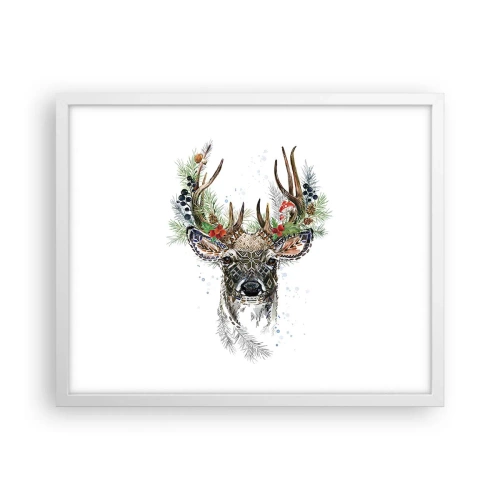 Poster in einem weißen Rahmen - Im festlichen Gewand - 50x40 cm