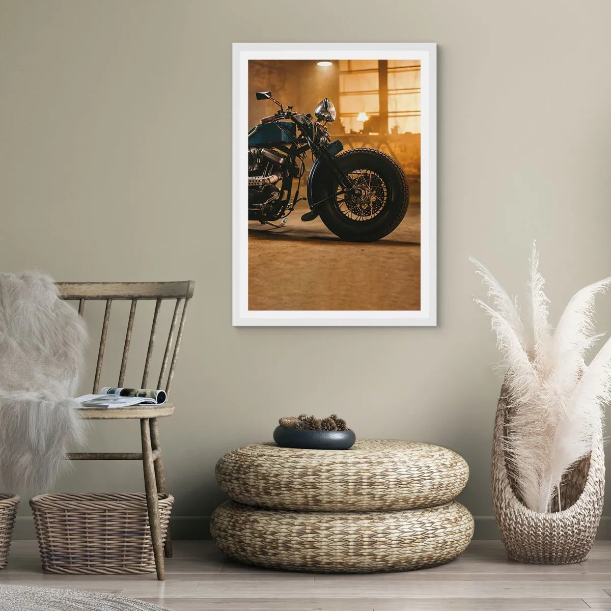 Poster in einem weißen Rahmen - Ich kann alles - 50x70 cm