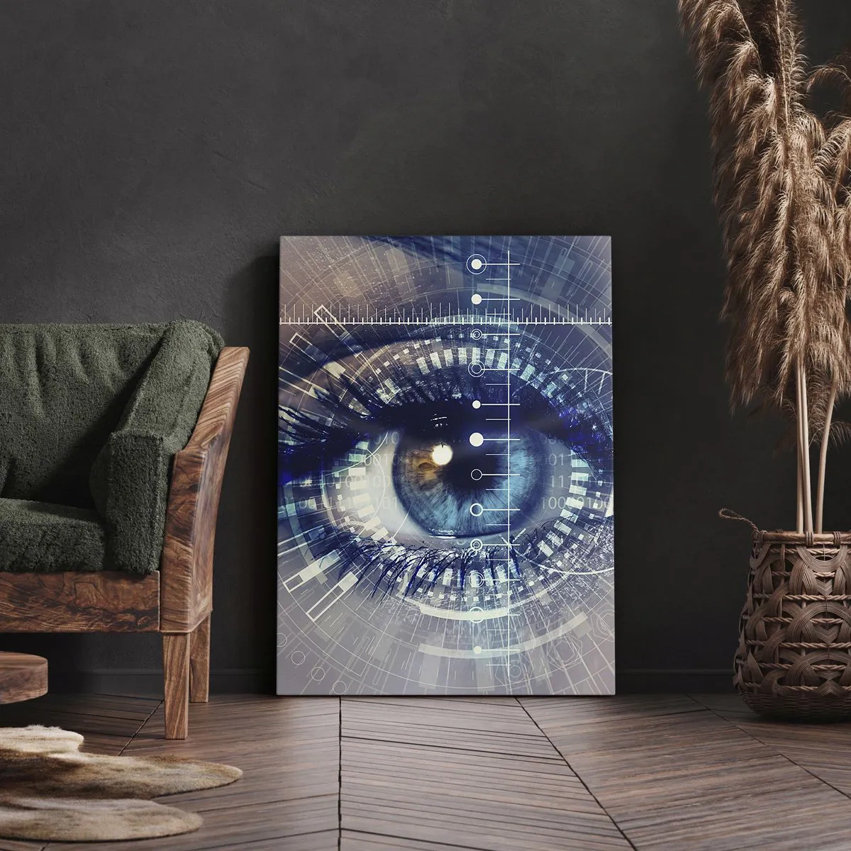 Bild auf Leinwand - Leinwandbild - Du denkst du kennst mich - 55x100 cm