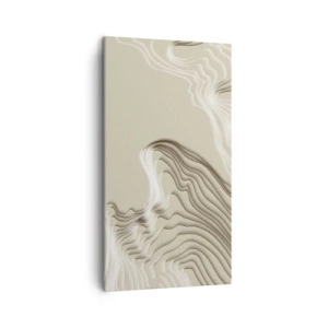 Bild auf Leinwand - Leinwandbild - Topographie der Kunst - 45x80 cm