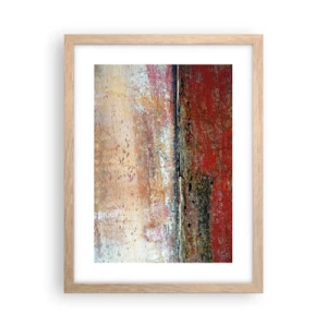 Poster in einem Rahmen aus heller Eiche - Vielleicht liegt es am Meer - 30x40 cm