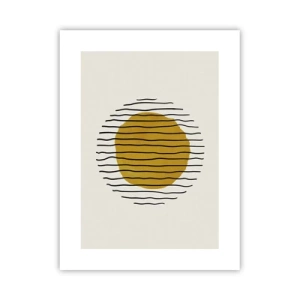 Poster - Abstraktion, die vor Hitze zittert - 30x40 cm