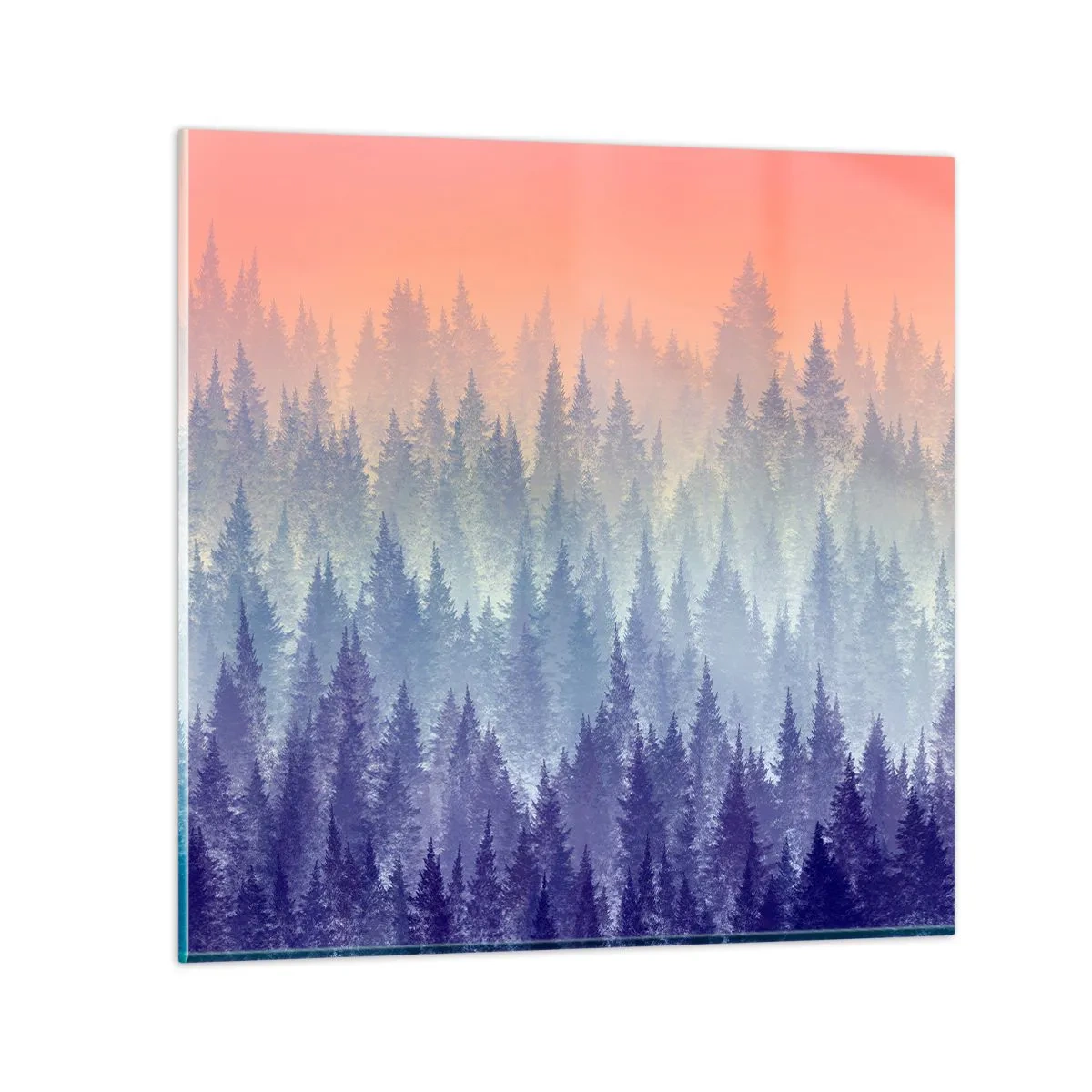 Glasbild - Bild auf glas - Hoch, höher, zum Himmel - 30x30 cm