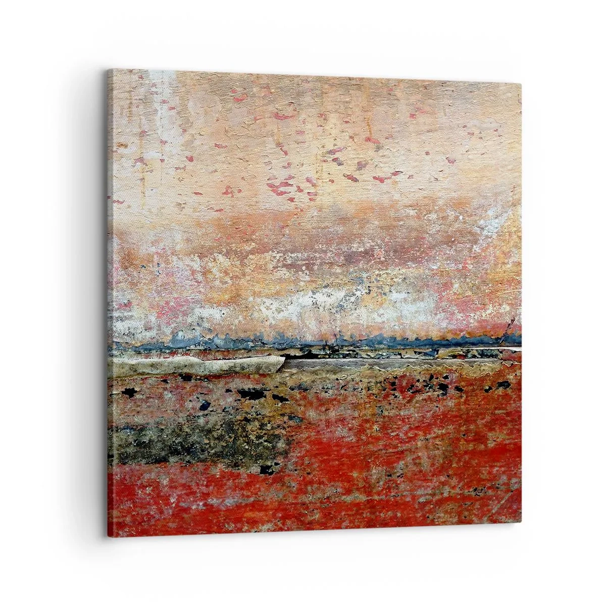 Bild auf Leinwand - Leinwandbild - Vielleicht liegt es am Meer - 60x60 cm