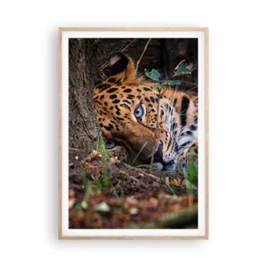 Poster in einem Rahmen aus heller Eiche - Vertrau mir - 70x100 cm