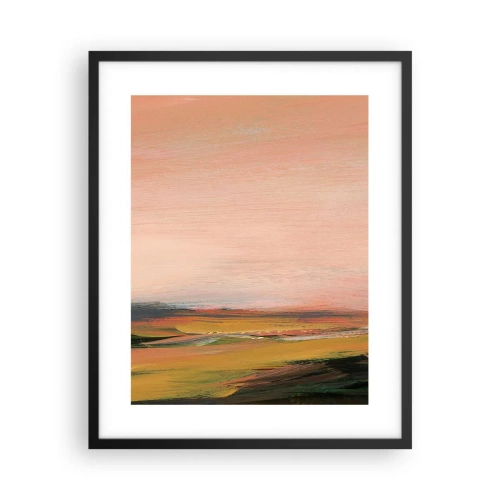 Poster in einem schwarzem Rahmen - In Rosatönen - 40x50 cm