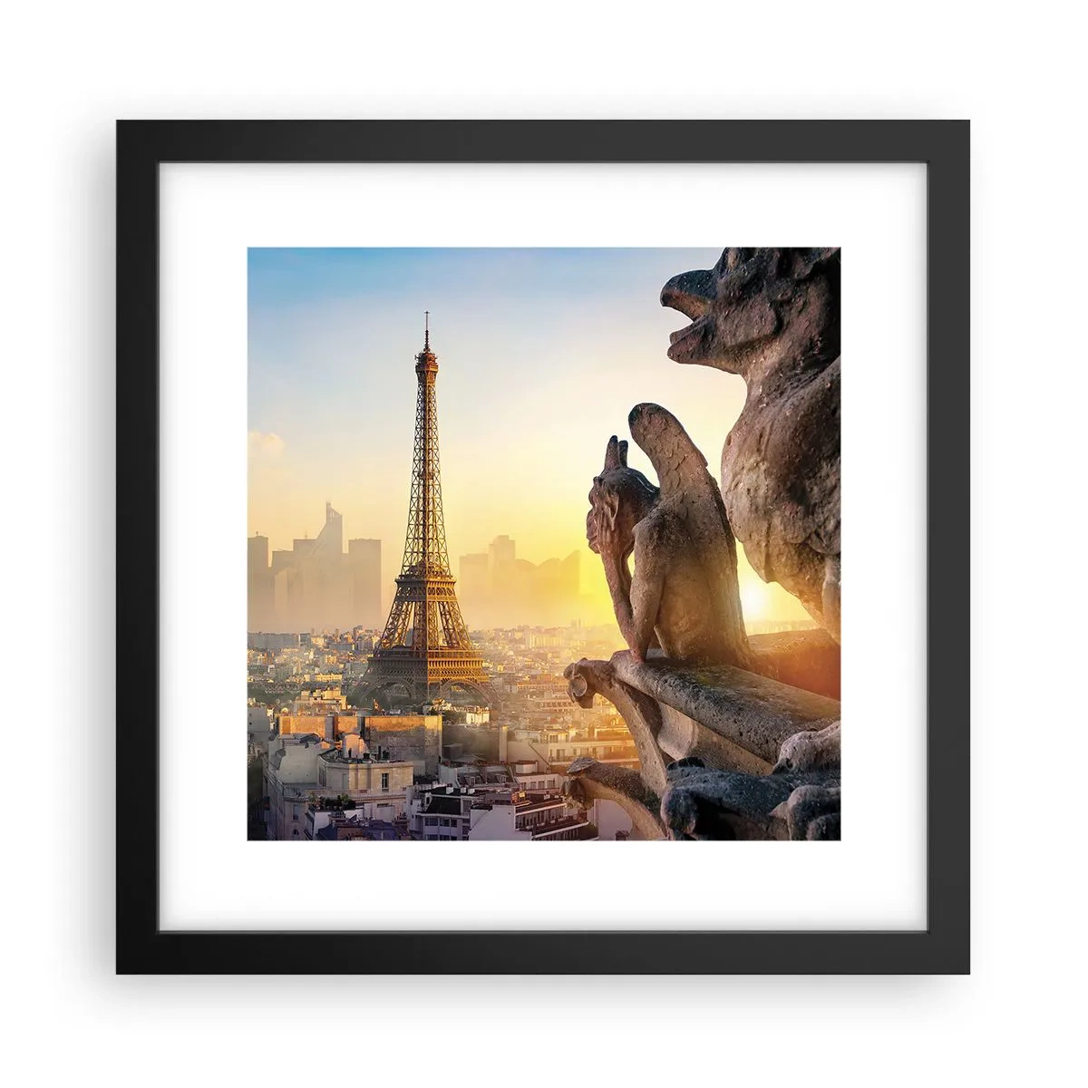 Poster in einem schwarzem Rahmen - Vieles hat sich geändert ... - 30x30 cm