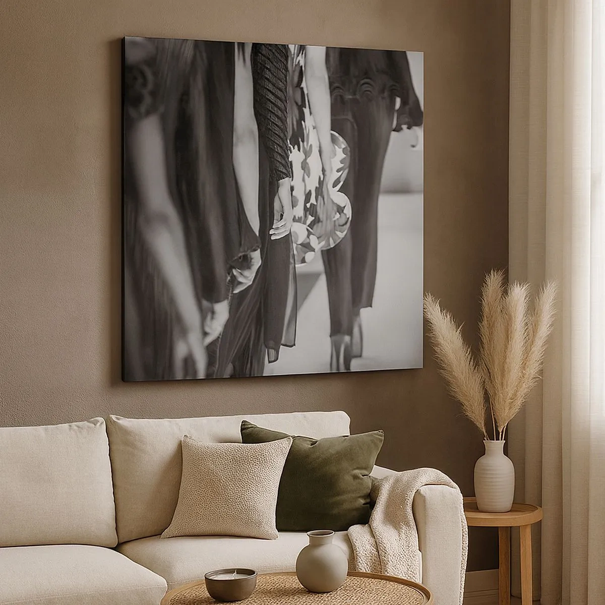 Bild auf Leinwand - Leinwandbild - Eine stilvolle Parade - 30x30 cm