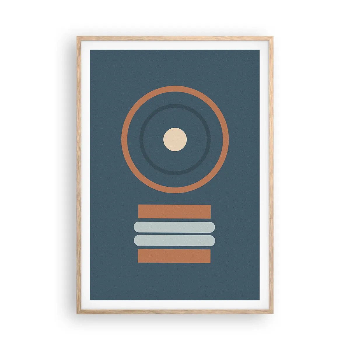 Poster in einem Rahmen aus heller Eiche - Das Wesen der Dinge - 70x100 cm