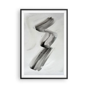 Poster in einem schwarzem Rahmen - Lässig zum Spaß - 61x91 cm
