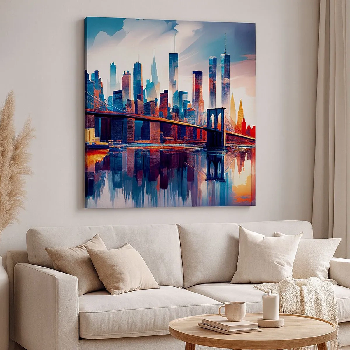 Bild auf Leinwand - Leinwandbild - Traumhaftes New York - 30x30 cm