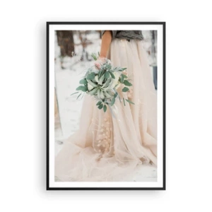 Poster in einem schwarzem Rahmen - Und sie lebten glücklich bis ans Ende - 70x100 cm