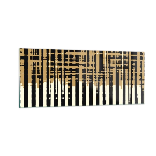 Glasbild - Bild auf glas - Architektonische Abstraktion - 100x40 cm