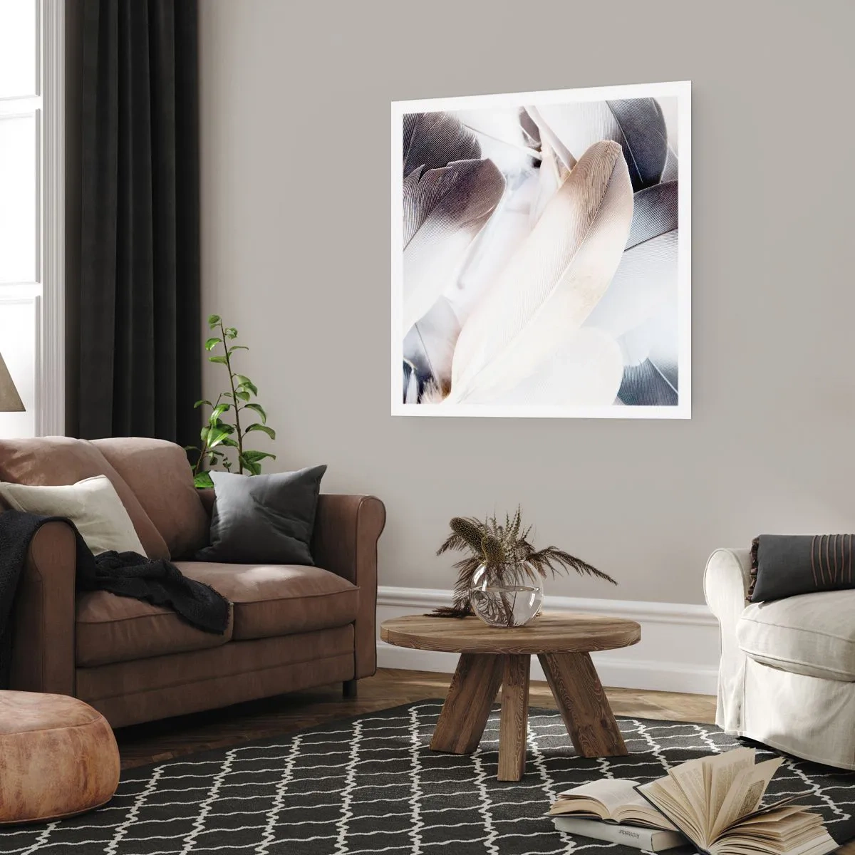 Poster - Fast engelhaft - 40x40 cm