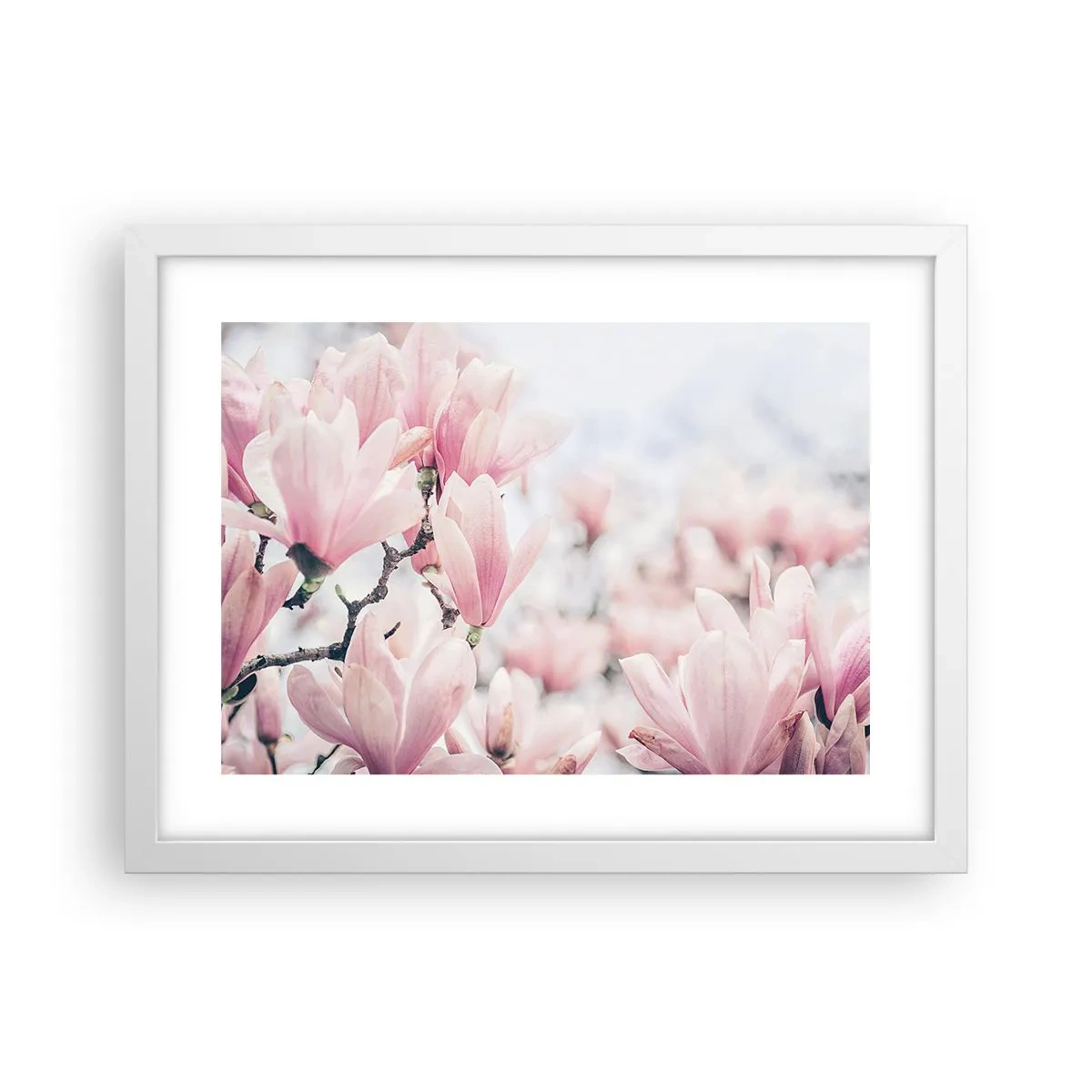 Poster in einem weißen Rahmen - Das Ideal der Subtilität - 40x30 cm