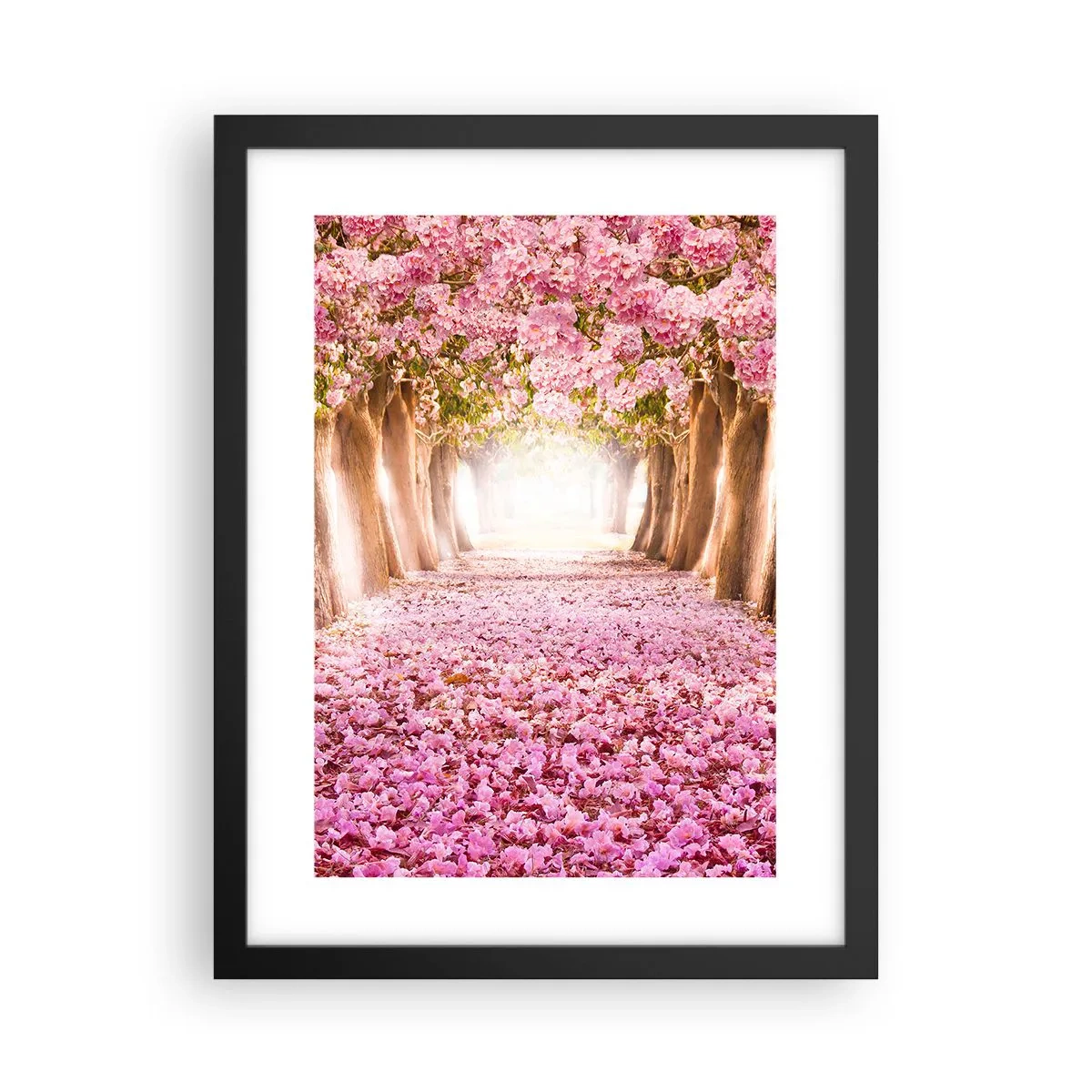 Poster in einem schwarzem Rahmen - Der Weg ins Paradies - 30x40 cm