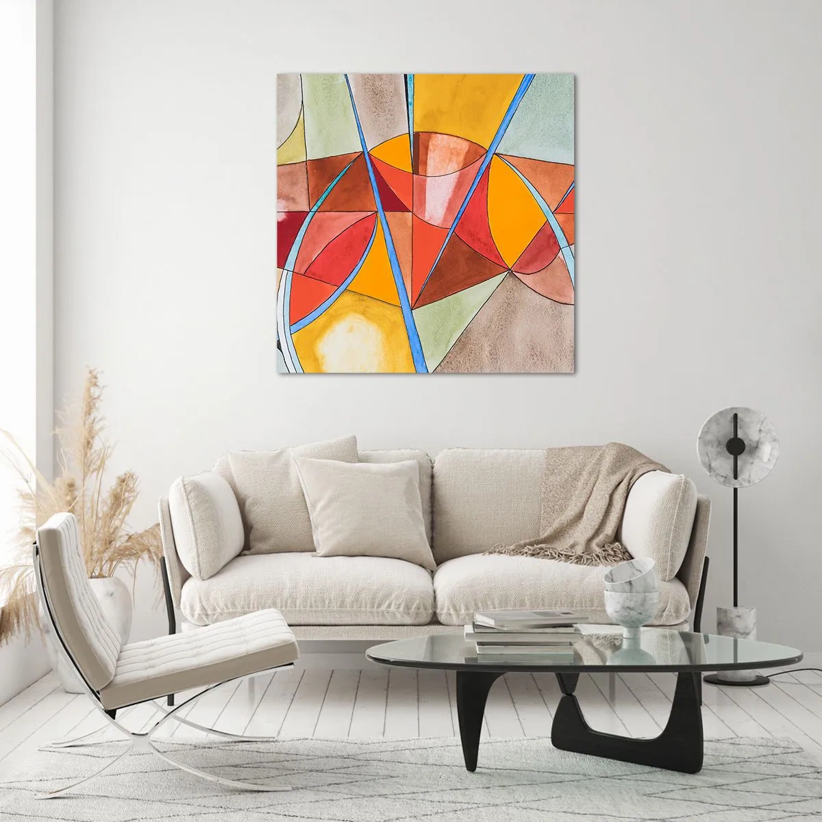 Glasbild - Bild auf glas - Das Karussell, das Traumkarussell - 40x40 cm