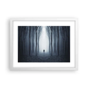 Poster in einem weißen Rahmen - Alles einfach und übersichtlich - 40x30 cm