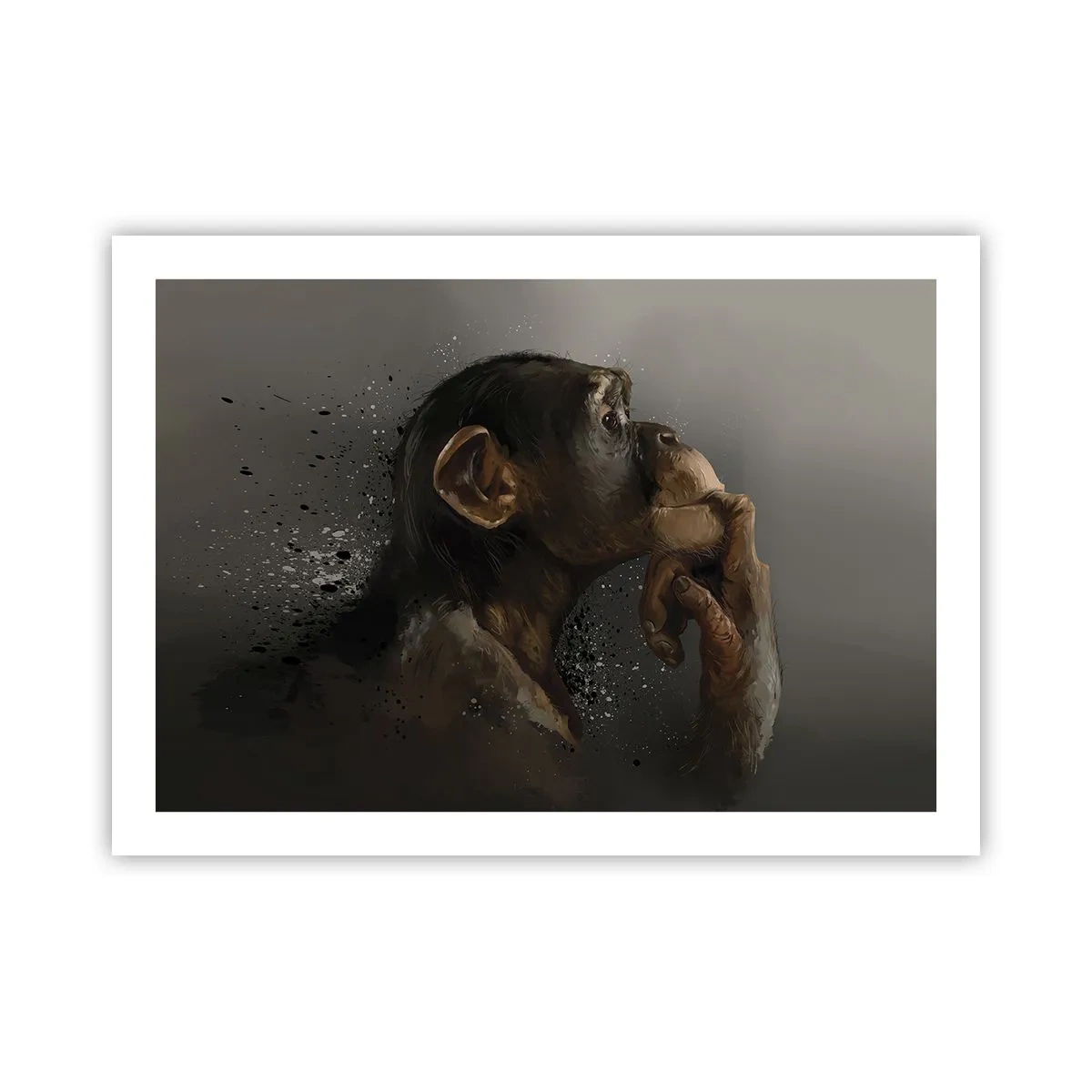 Poster - Sicherlich ein Denker - 70x50 cm