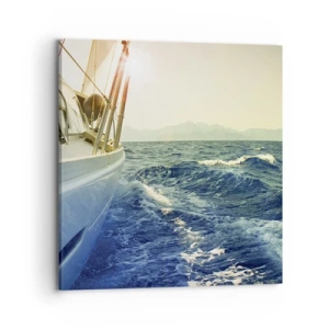 Bild auf Leinwand - Leinwandbild - Auf ins Abenteuer - 70x70 cm