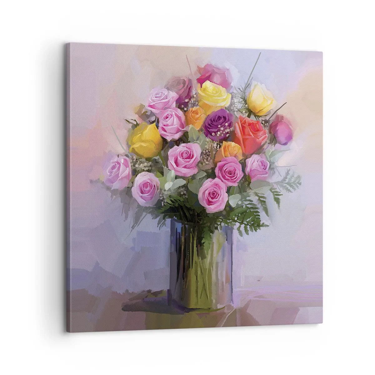 Bild auf Leinwand - Leinwandbild - Festgehaltene Schönheit - 60x60 cm