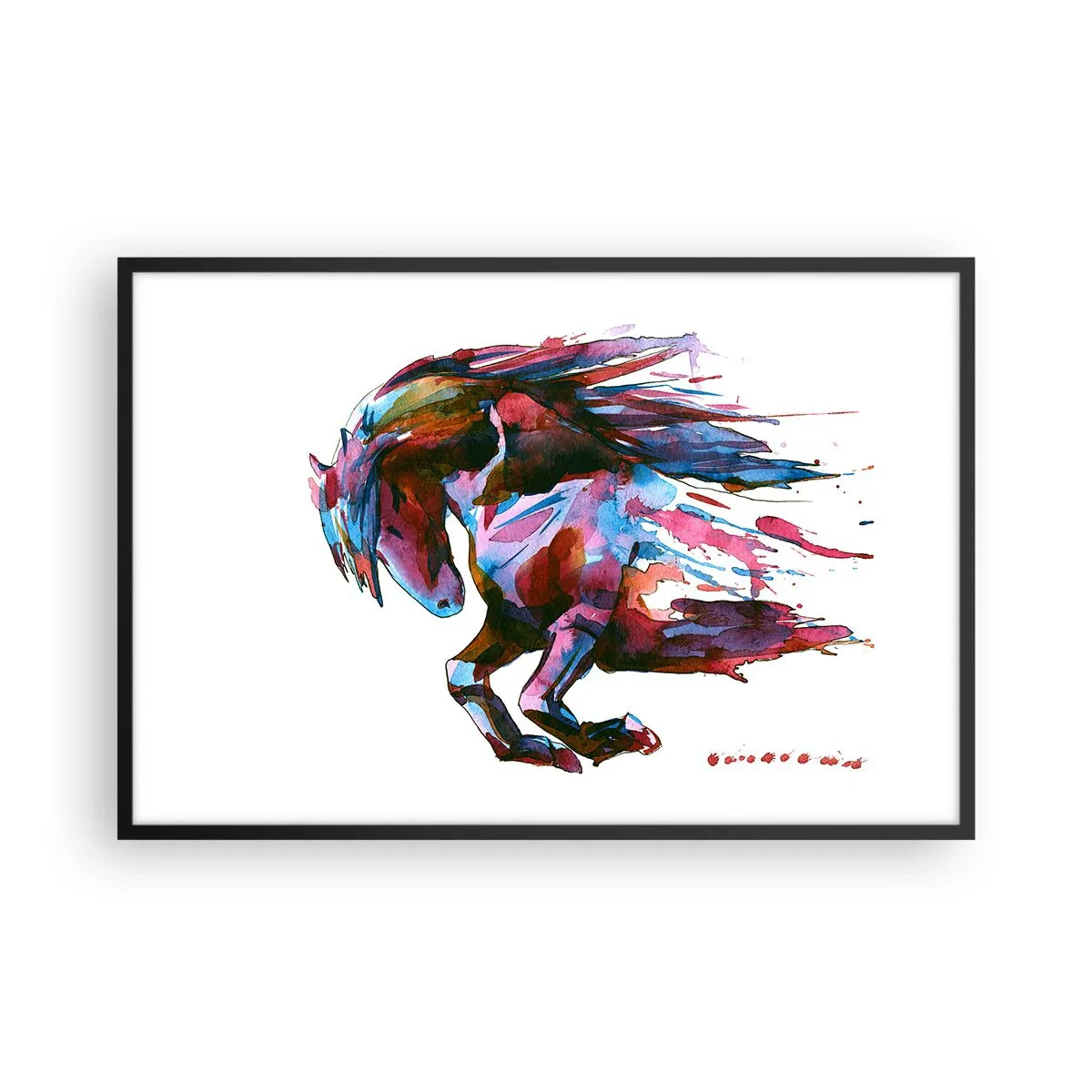 Poster in einem schwarzem Rahmen - In Verzückung - 91x61 cm