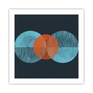 Poster - Symmetrische Komposition - 50x50 cm