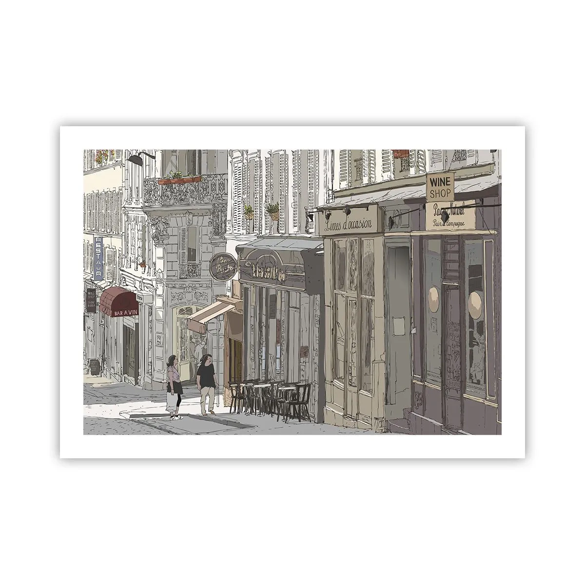 Poster - Stadtfreuden - 70x50 cm