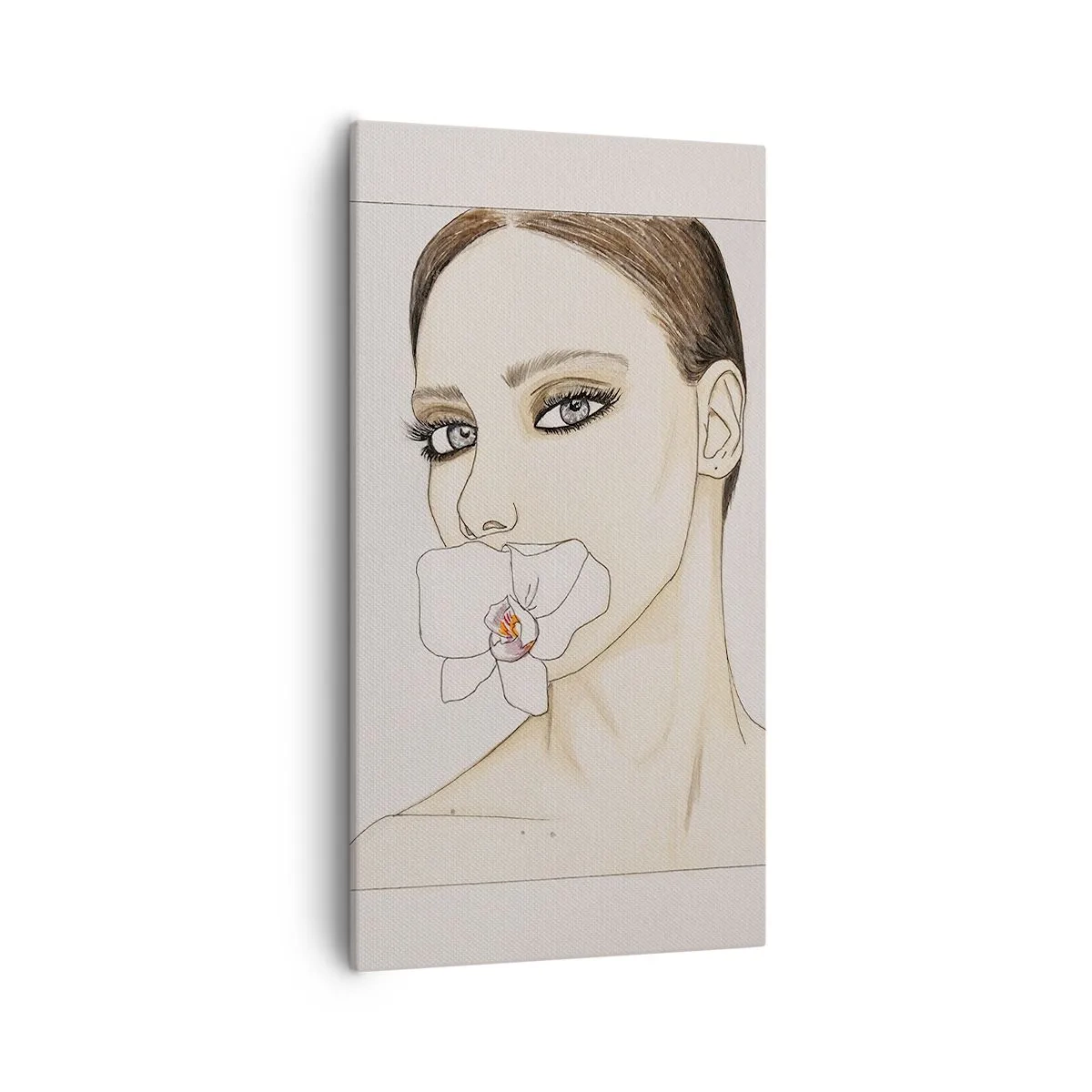 Bild auf Leinwand - Leinwandbild - Ein Symbol für Eleganz und Schönheit - 55x100 cm