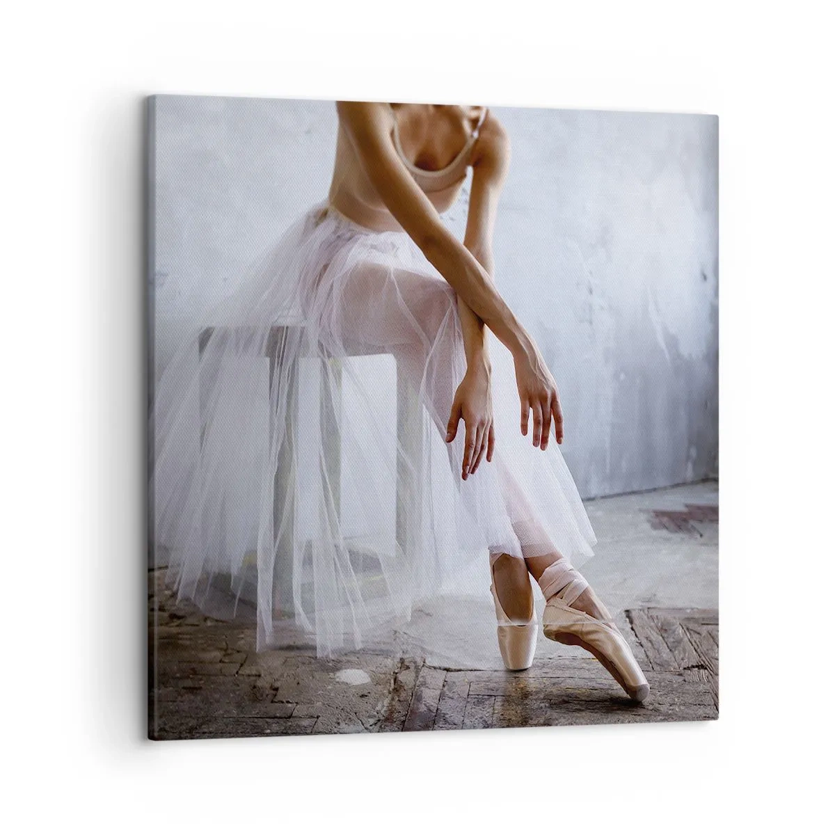 Bild auf Leinwand - Leinwandbild - Bevor die Rampe leuchtet - 50x50 cm