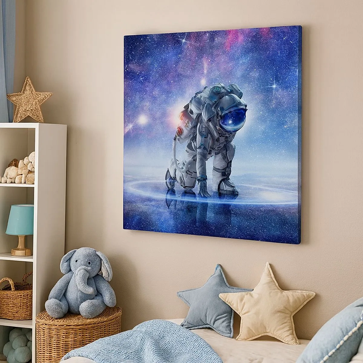 Bild auf Leinwand - Leinwandbild - Der Sternenhimmel über mir - 30x30 cm