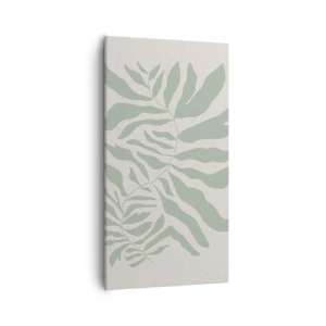 Bild auf Leinwand - Leinwandbild - Smaragdzweig - 55x100 cm