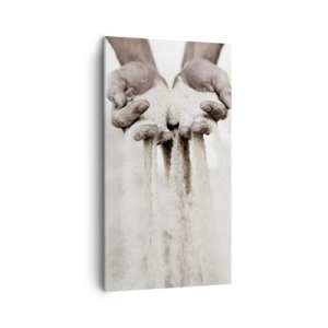 Bild auf Leinwand - Leinwandbild - Mit diesen Händen… - 45x80 cm