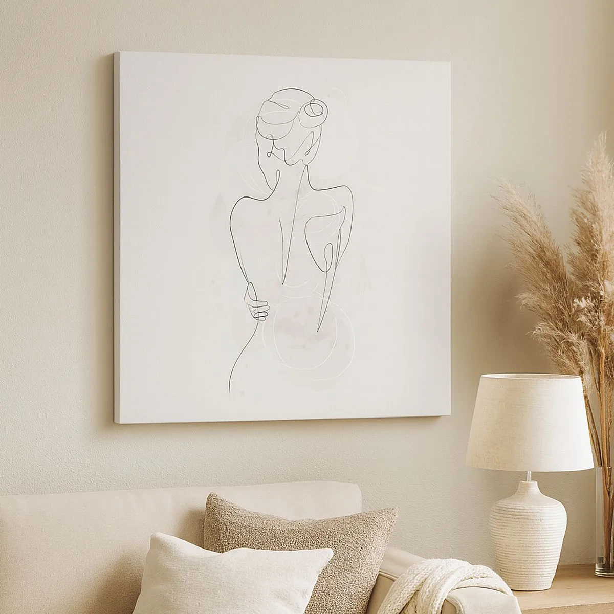 Bild auf Leinwand - Leinwandbild - Wie ein sensibles Instrument - 30x30 cm