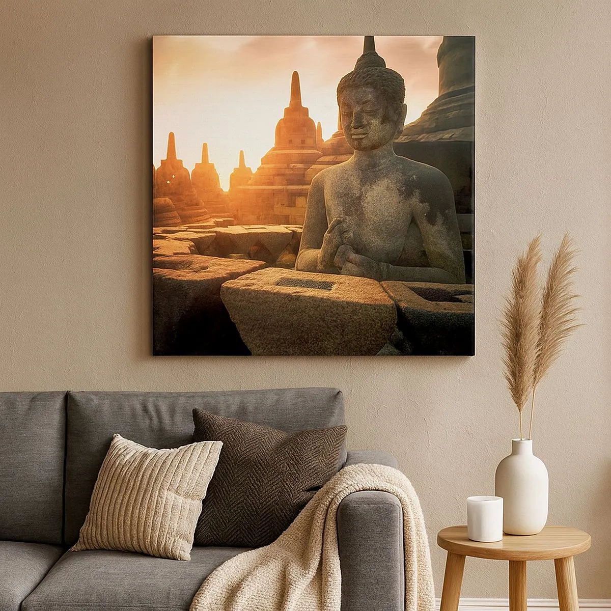 Bild auf Leinwand - Leinwandbild - Wetter der großen Weisheit - 30x30 cm