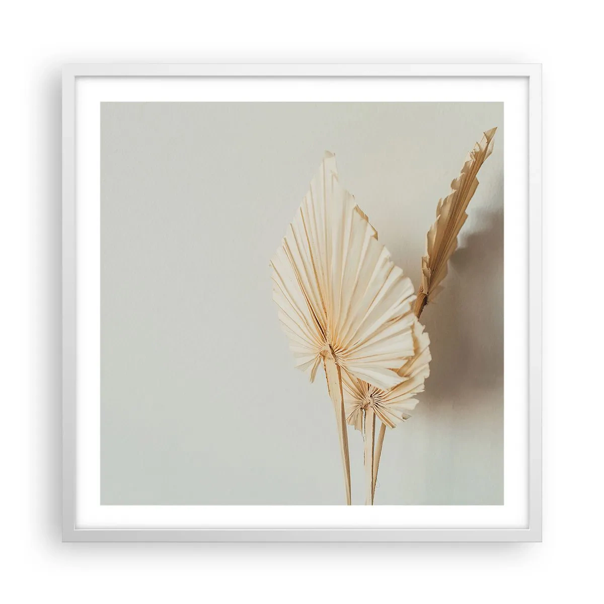 Poster in einem weißen Rahmen - Wenn Sie Erleichterung brauchen - 60x60 cm
