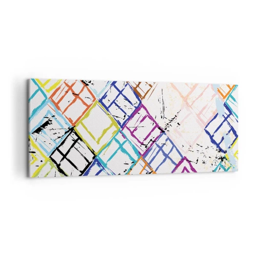 Bild auf Leinwand - Leinwandbild - Zellen zu vermieten - 100x40 cm