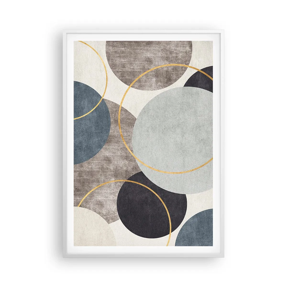 Poster in einem weißen Rahmen - Rad für Rad - 70x100 cm