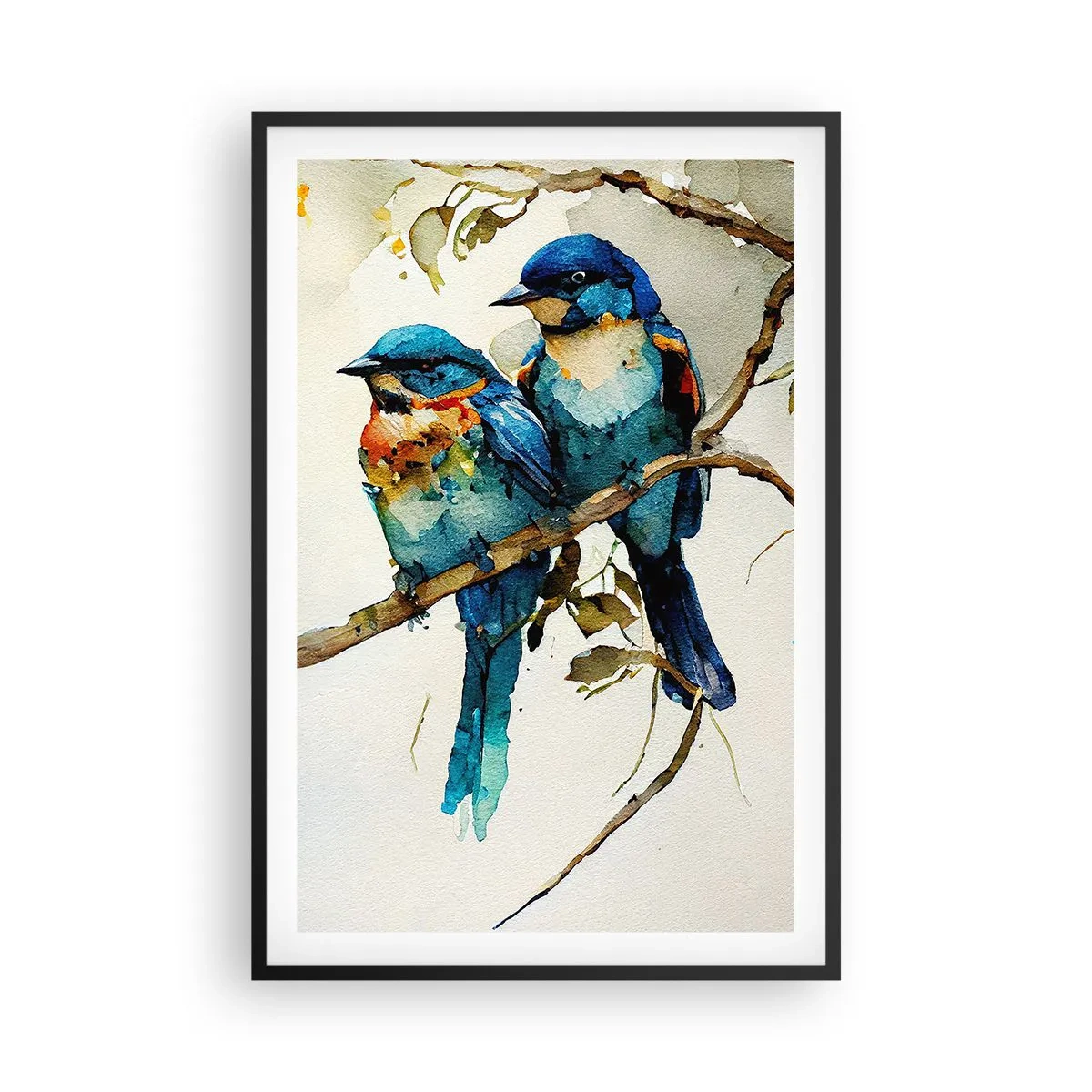 Poster in einem schwarzem Rahmen - War er beleidigt? - 61x91 cm