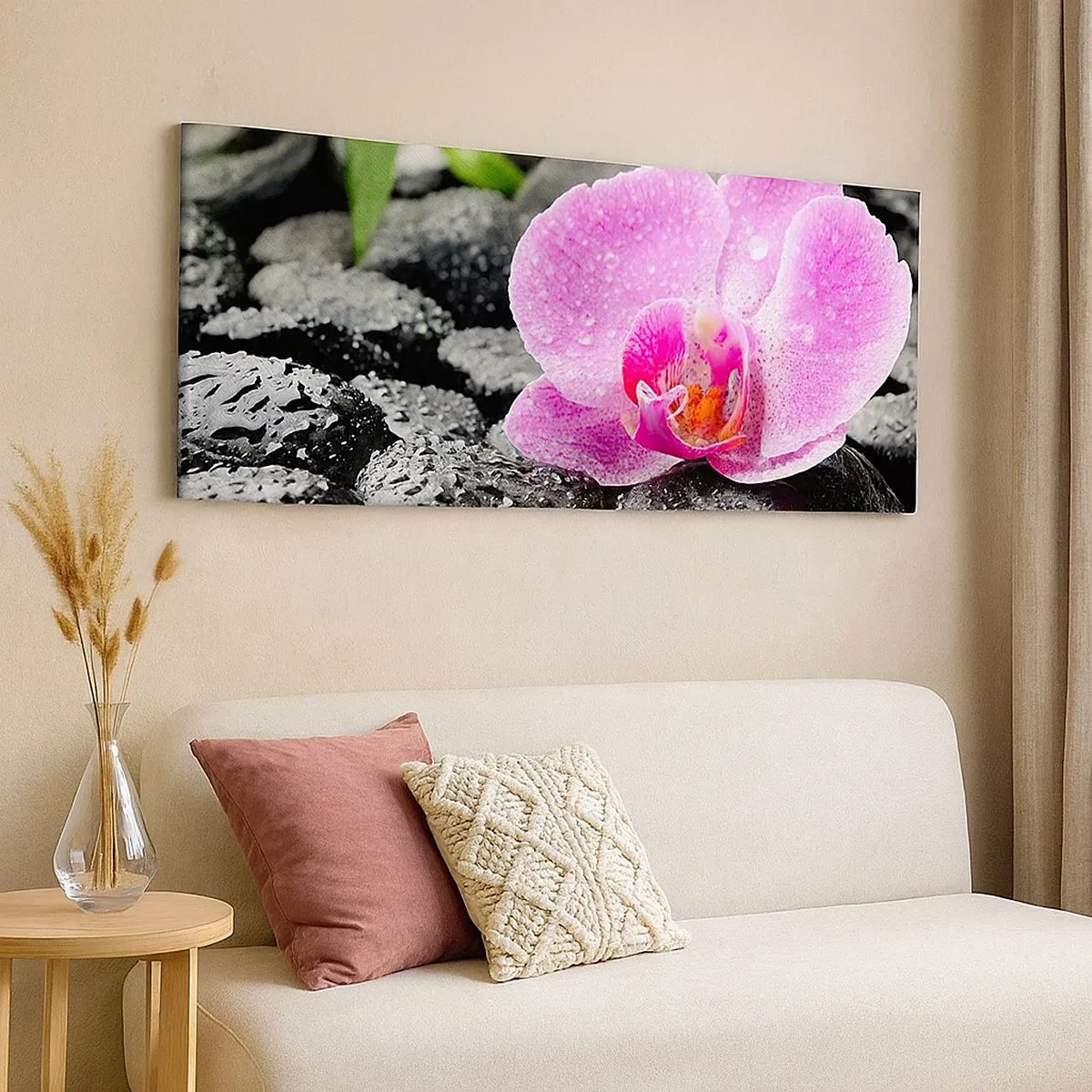 Bild auf Leinwand - Leinwandbild - Wie ein offenes Herz - 100x40 cm