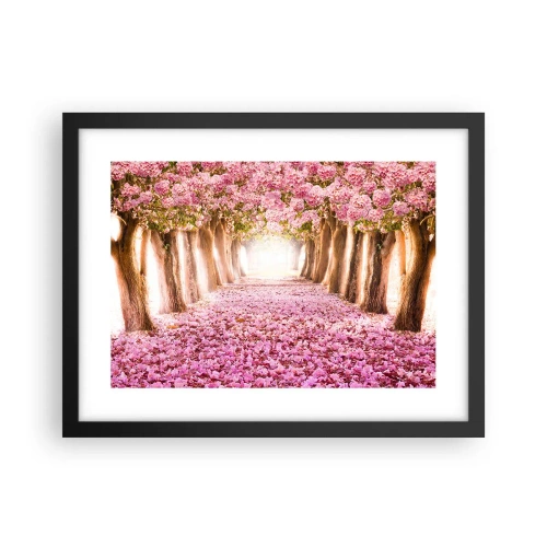 Poster in einem schwarzem Rahmen - Der Weg ins Paradies - 40x30 cm