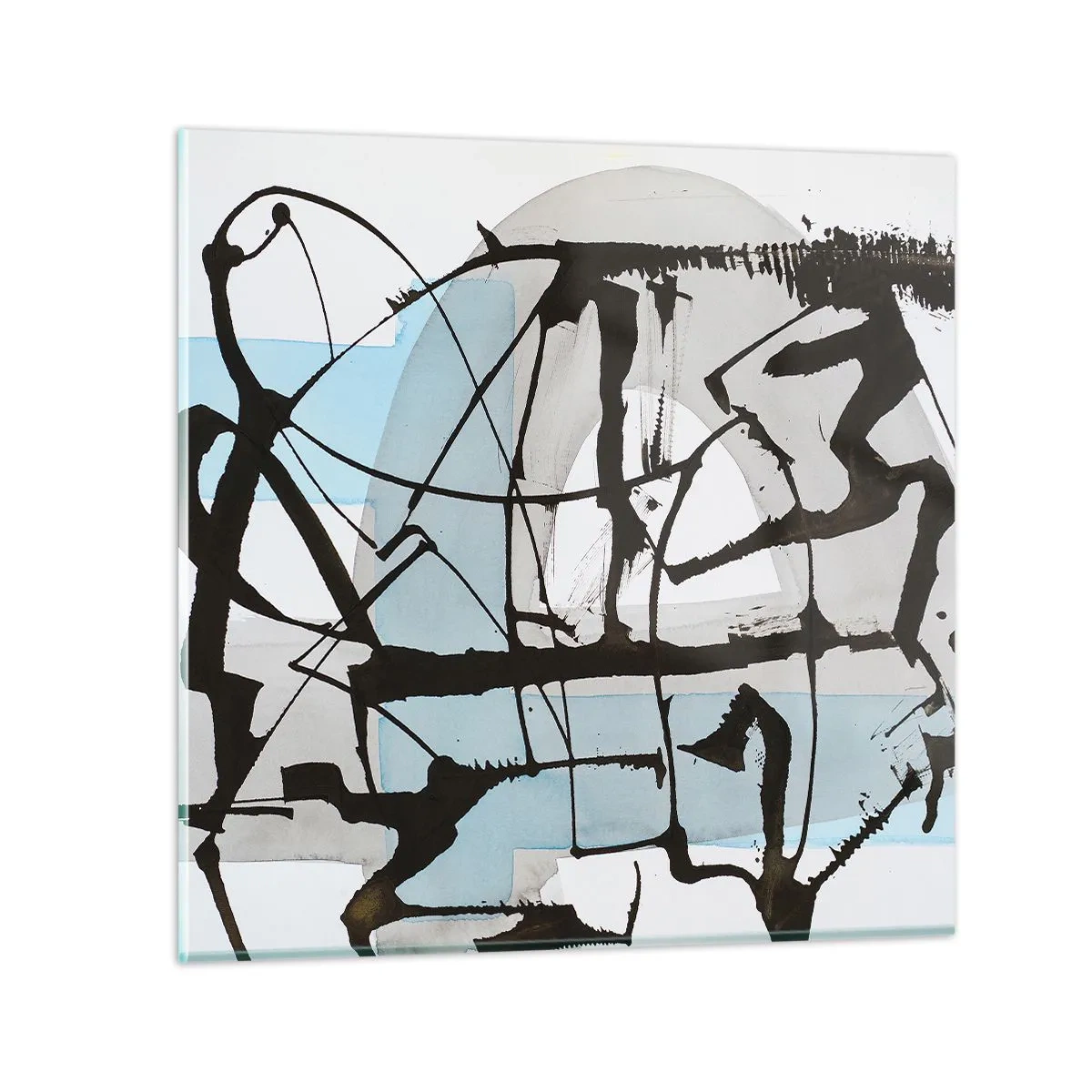 Glasbild - Bild auf glas - Trotzdem blau - 40x40 cm