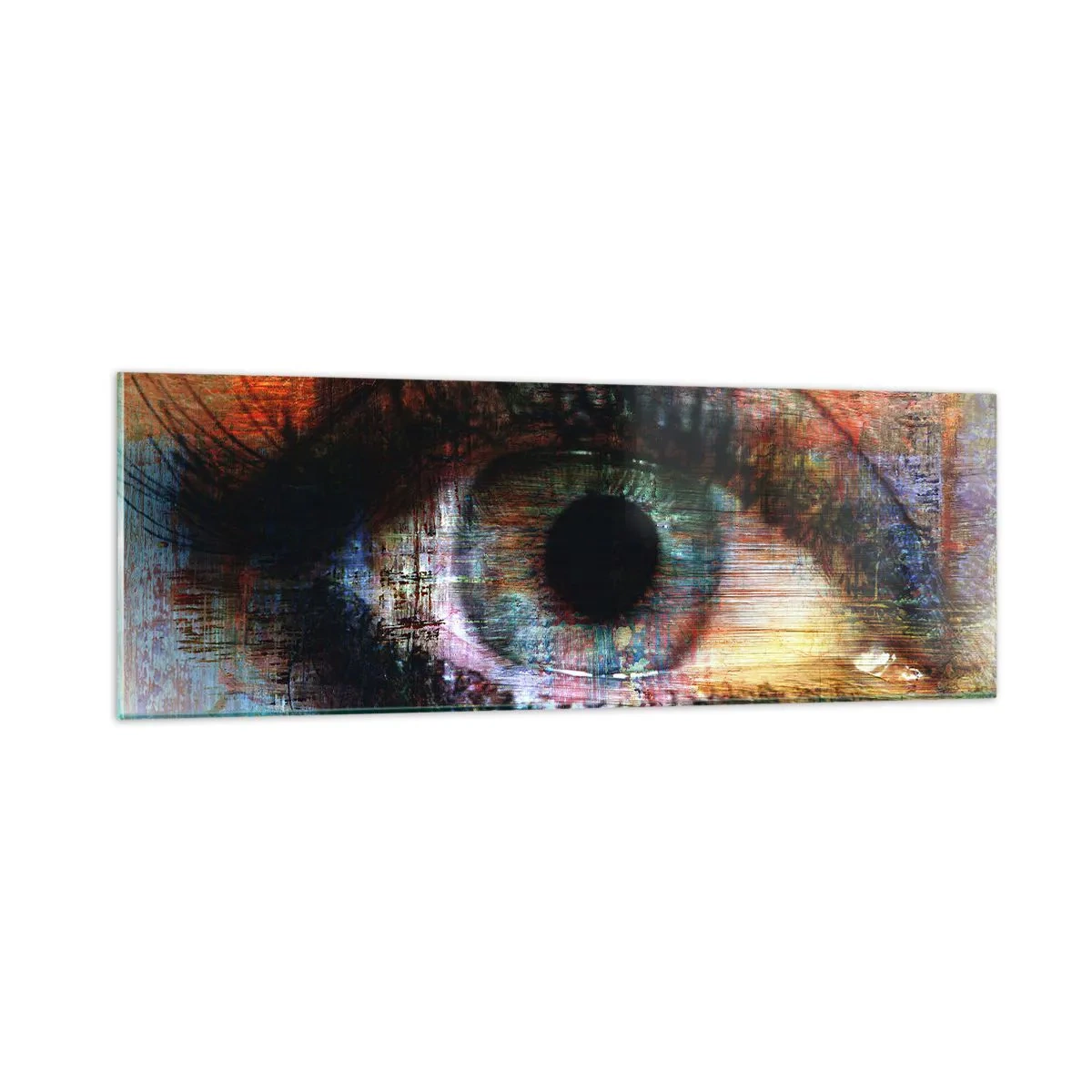 Glasbild - Bild auf glas - Du kannst in die Seele sehen - 90x30 cm