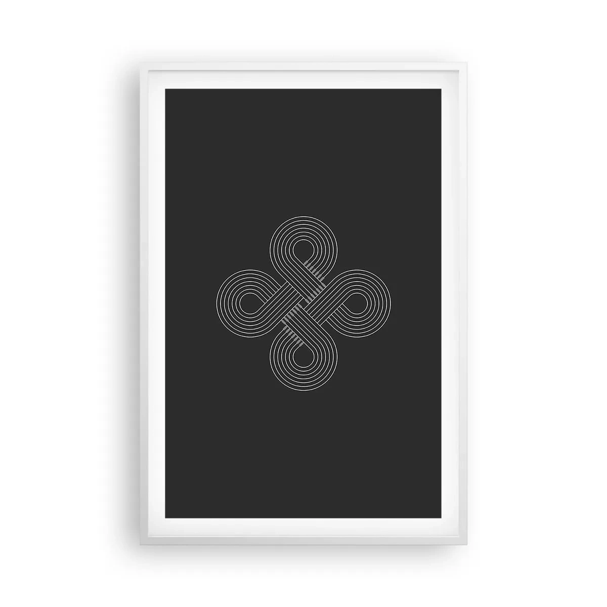 Poster in einem weißen Rahmen - Im keltischen Geist - 61x91 cm