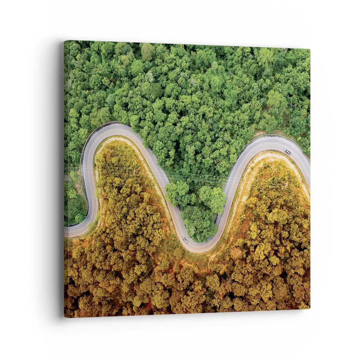 Bild auf Leinwand - Leinwandbild - Grenzen und Durchbrüche - 40x40 cm