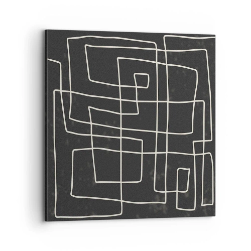 Bild auf Leinwand - Leinwandbild - Nicht so einfach - 70x70 cm