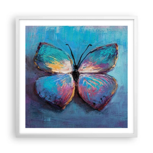 Poster in einem weißen Rahmen - In all seiner Pracht - 60x60 cm